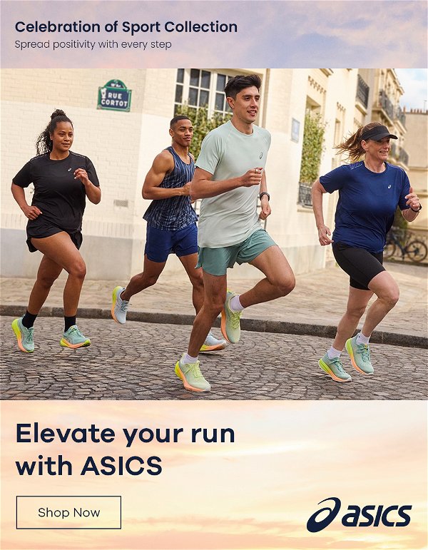 Elevate your run with Asics