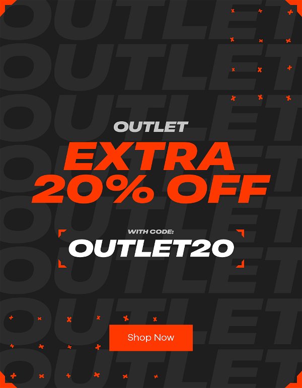 Extra 20% OFF OUTLET