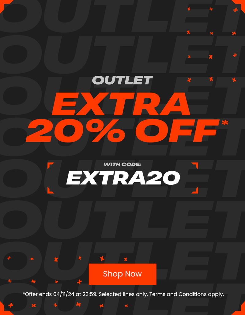 Extra 20% OFF OUTLET