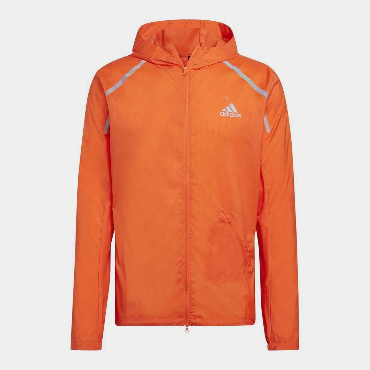 adidas Marathon Running Jacket Mens Impact Orange 54.00