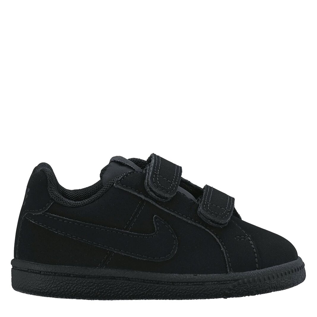 Black nike court outlet trainers