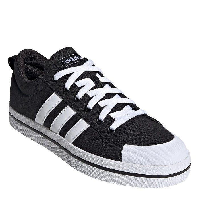adidas Men's Bravada 2.0 Skate Shoe, Black/White/Black, 7 