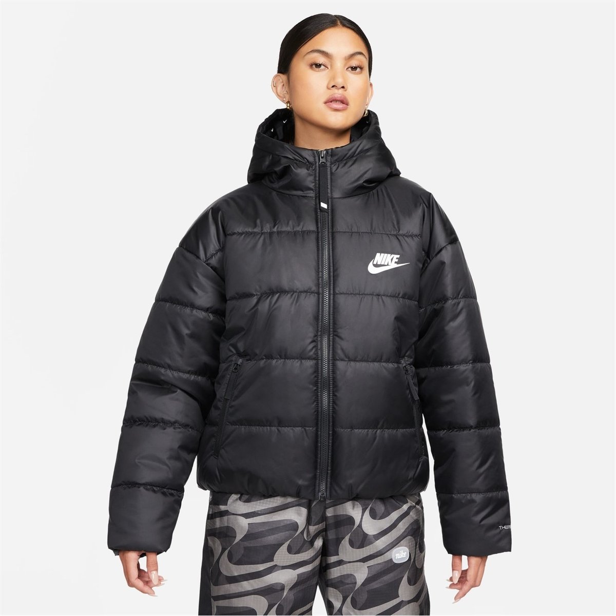 Nike puffer best sale jacket girls