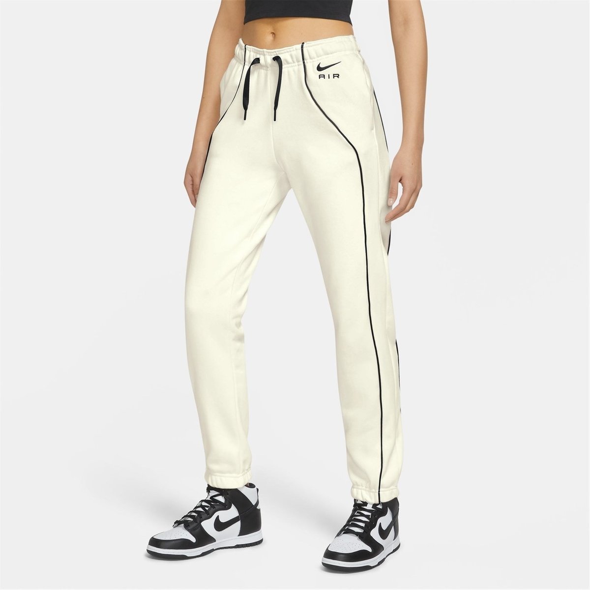 Nike Womens Fleece Jogger Sweatpants (Anthracite, Small