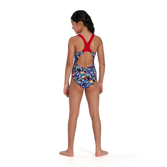 Digital All Over Spashback Swimsuit Junior Girls