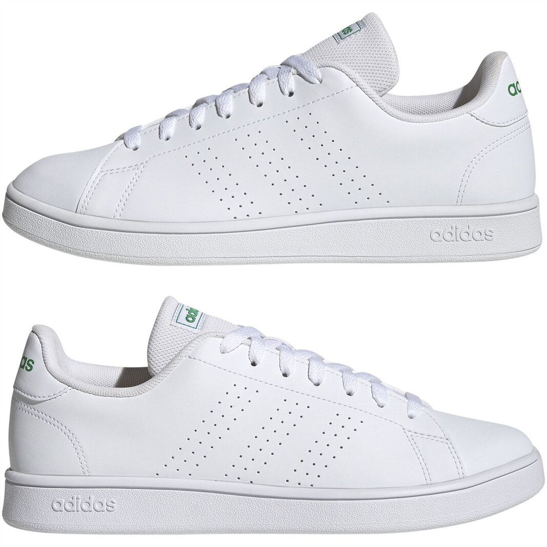 Adidas advantage clean mens trainers sale white