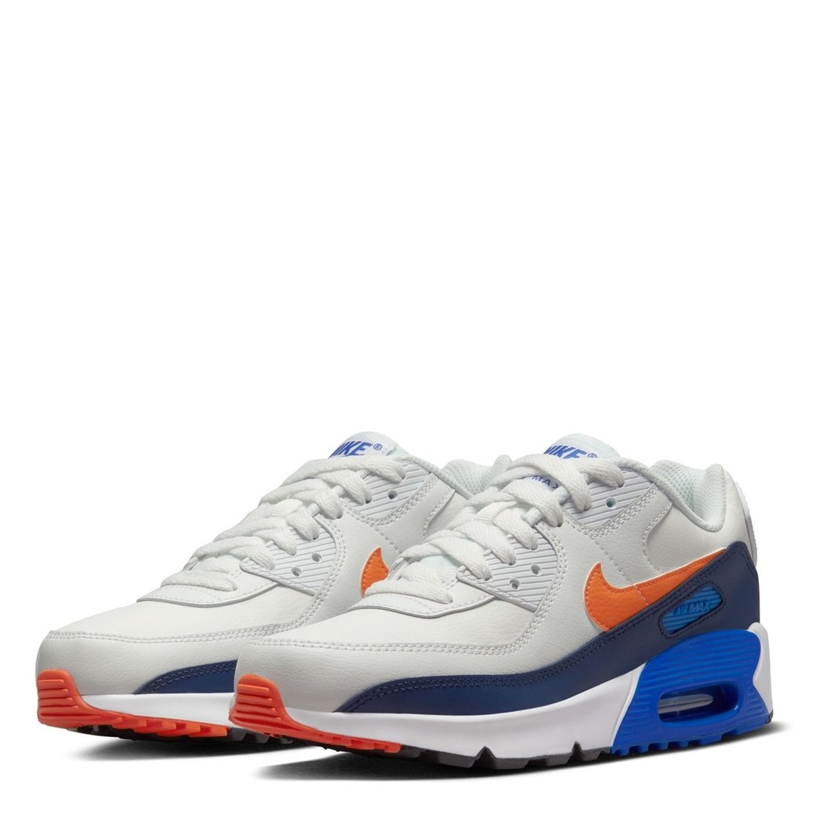 Kids blue sale nike trainers