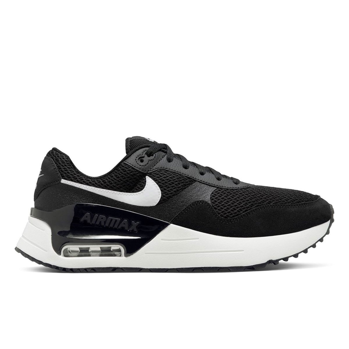 Black and white nike mens trainers sale