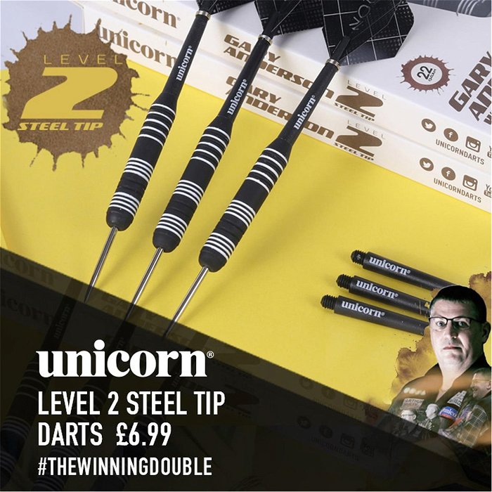 Unicorn Champion Club Level Brass Steel Tip Darts