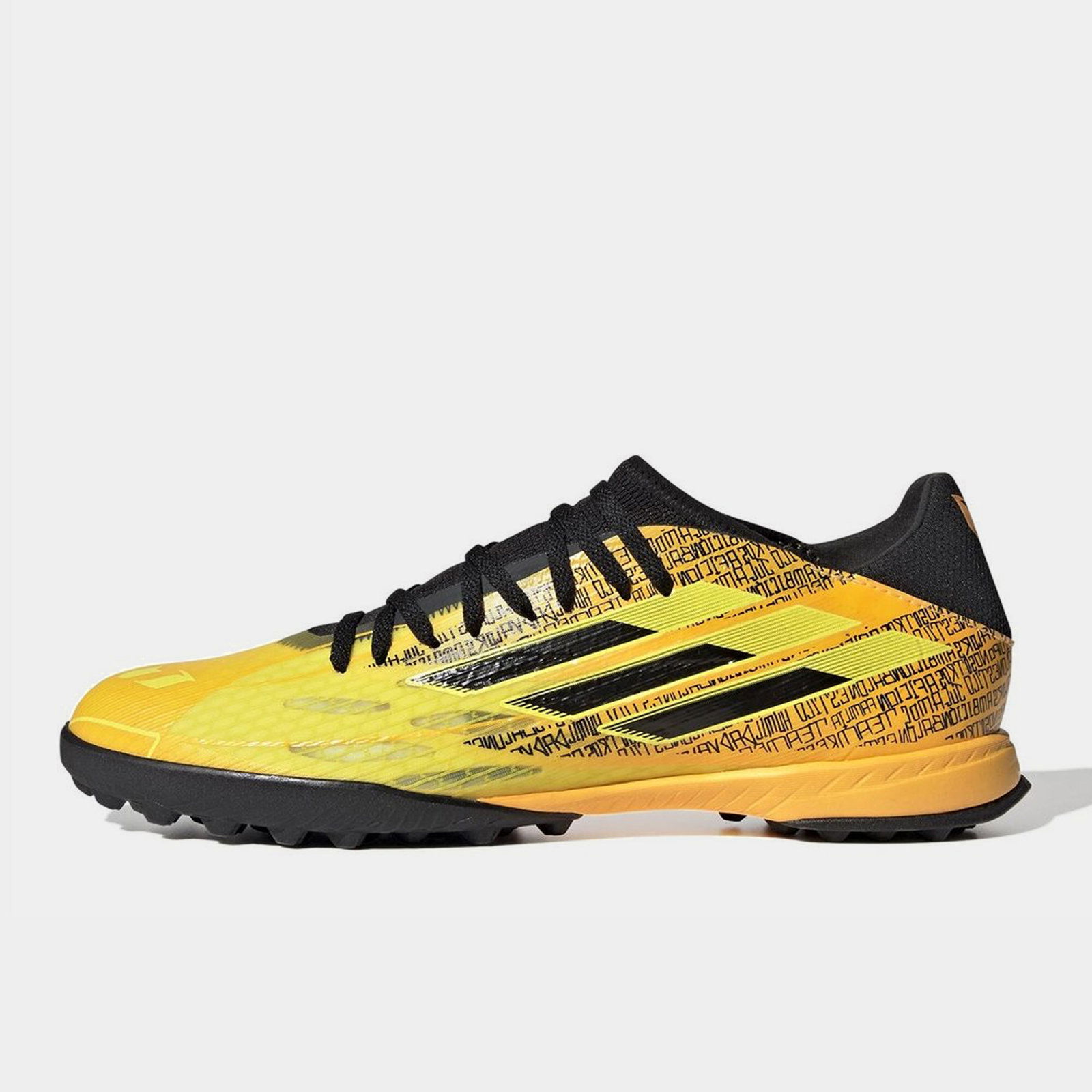 Gold astro store turf trainers