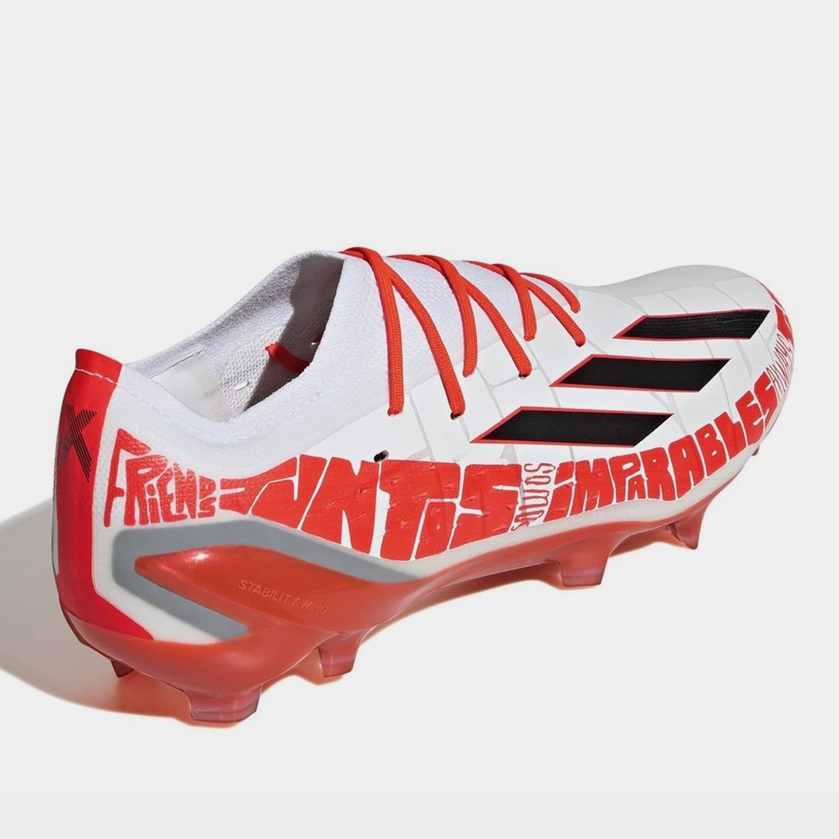 Messi cleats sale red and white