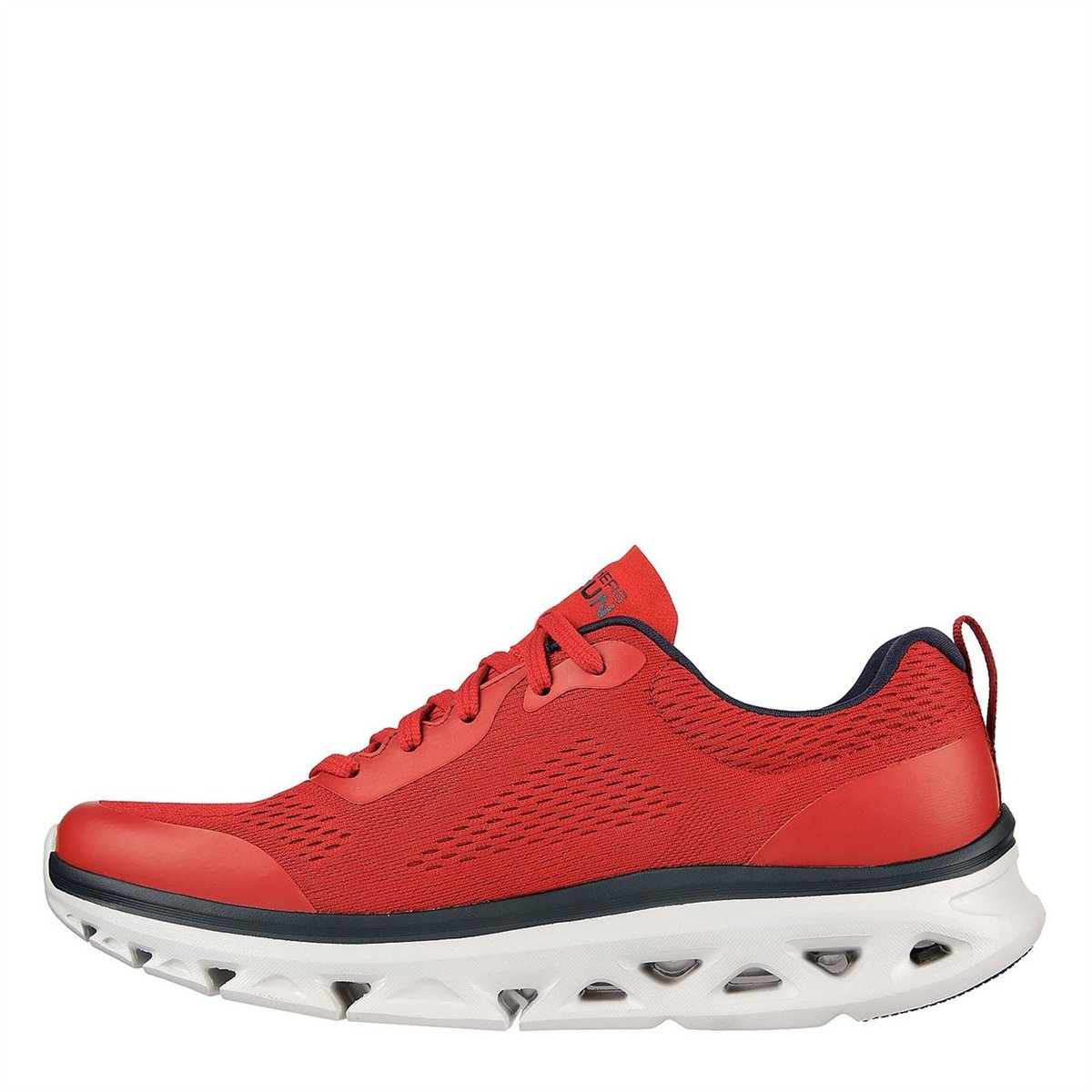 Skechers mens hot sale red shoes