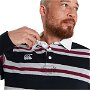 Striped Long Sleeved Retro Rugby Jersey