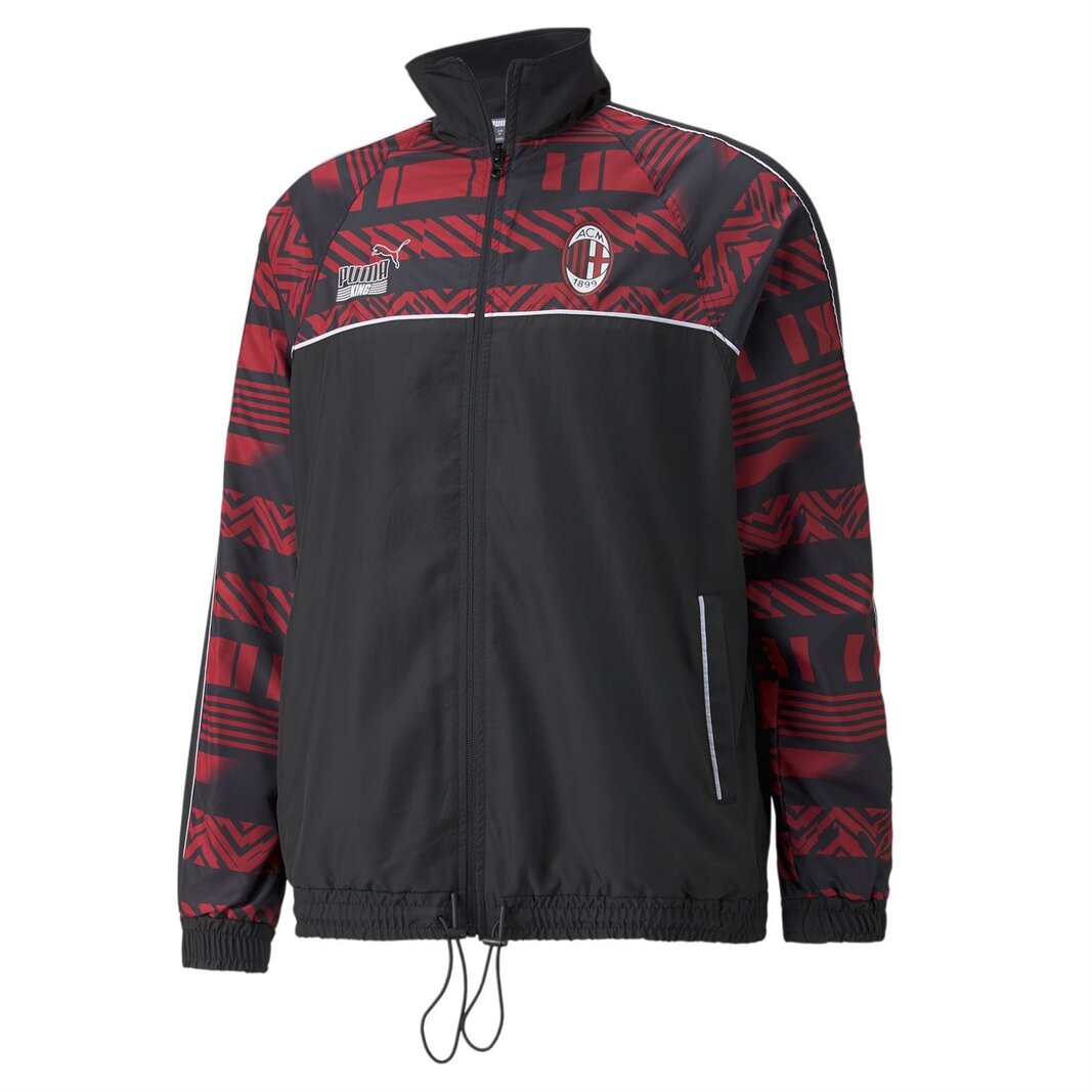 Puma AC MILAN JACKET - Training jacket - black/asphalt/black 