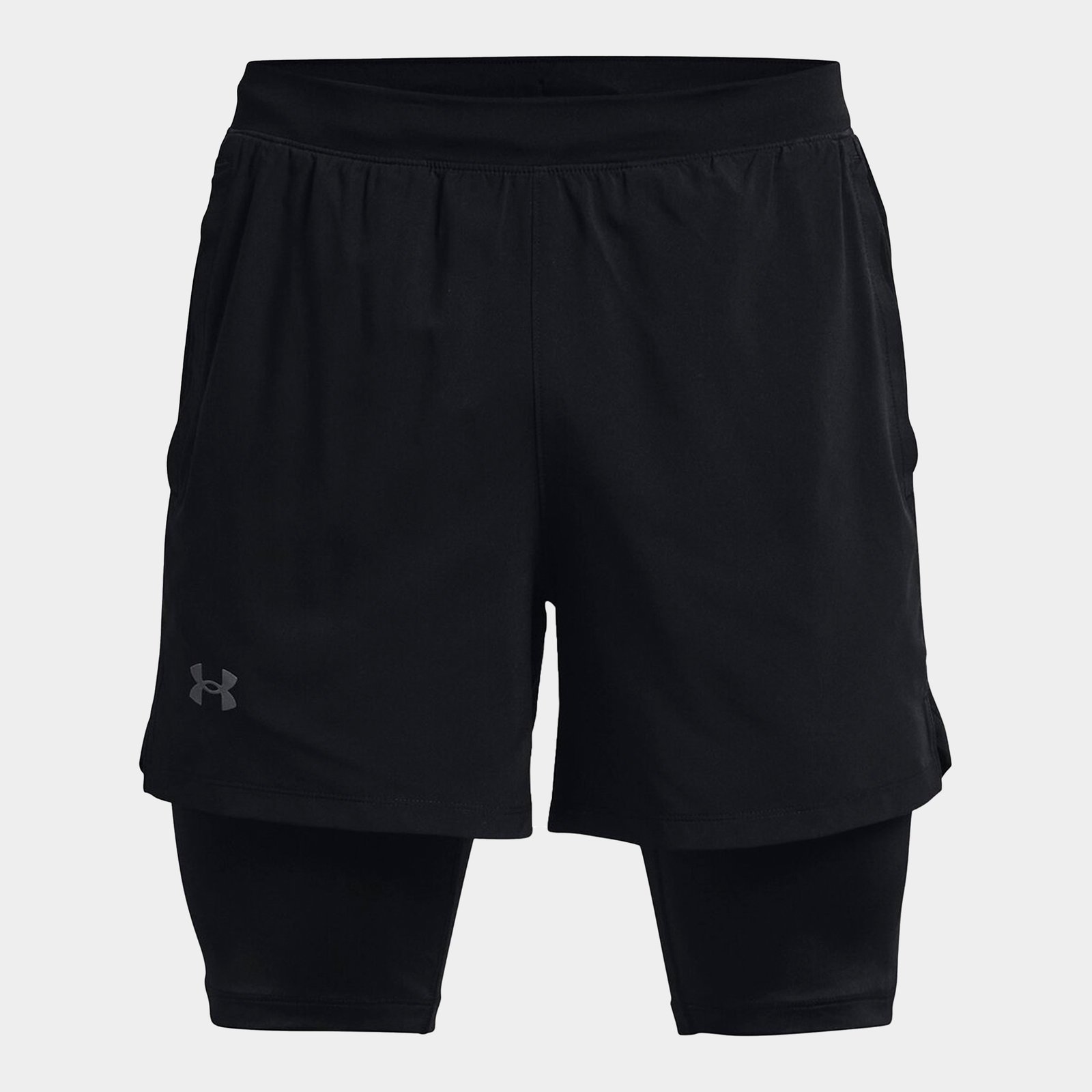shorts Under Armour Challenger Knit - 012/Pitch Gray/Black - men´s 