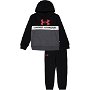 Armour Pieced Branded Logo Hoodie Set Infant Boys