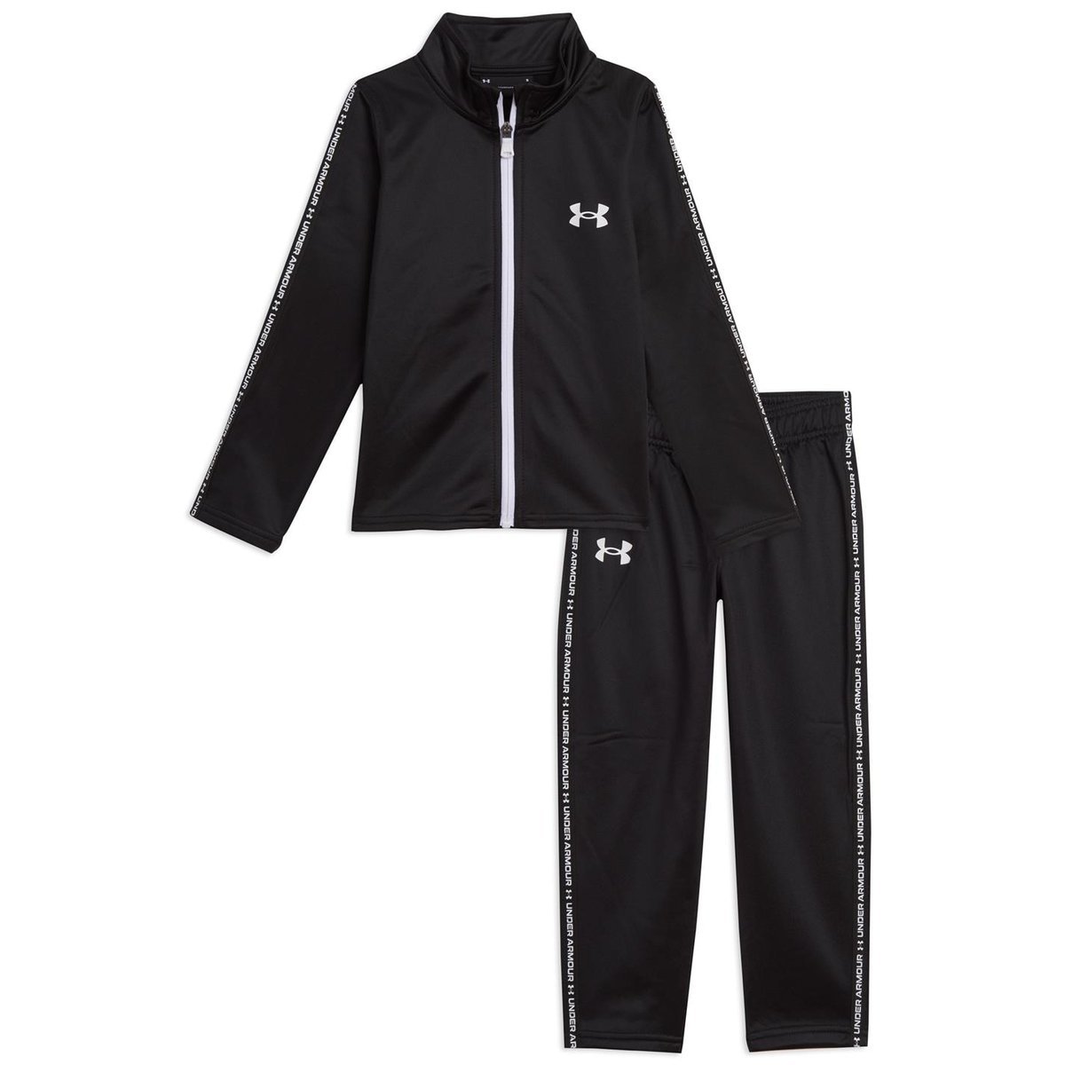 Under Armour Little Girls Piping Zip-Up Jacket and Joggers Track Set