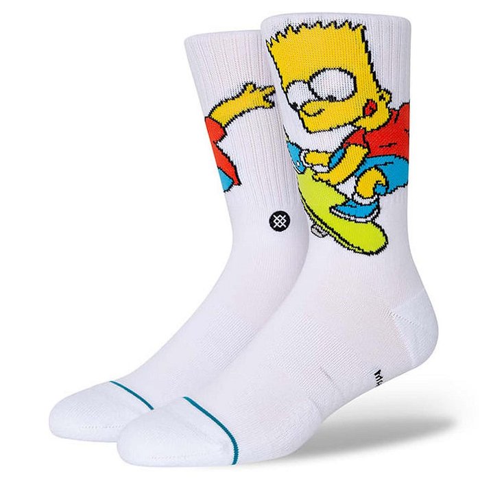 Bart Simpson Crew Socks