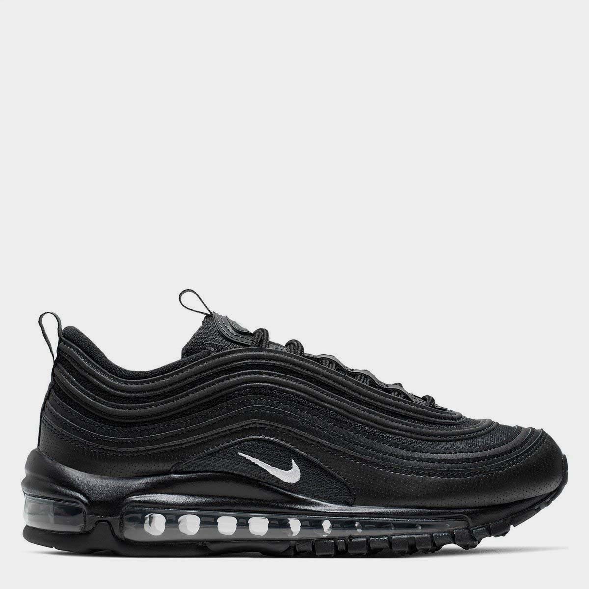 Nike junior air max 97 trainer wolf grey / white / clearance black