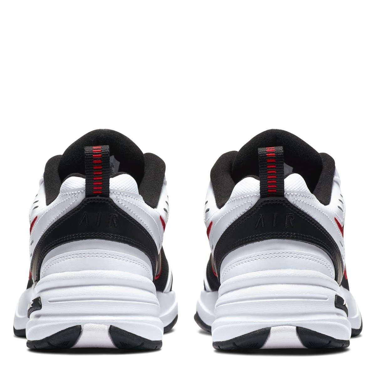 Nike air monarch on sale iv black red