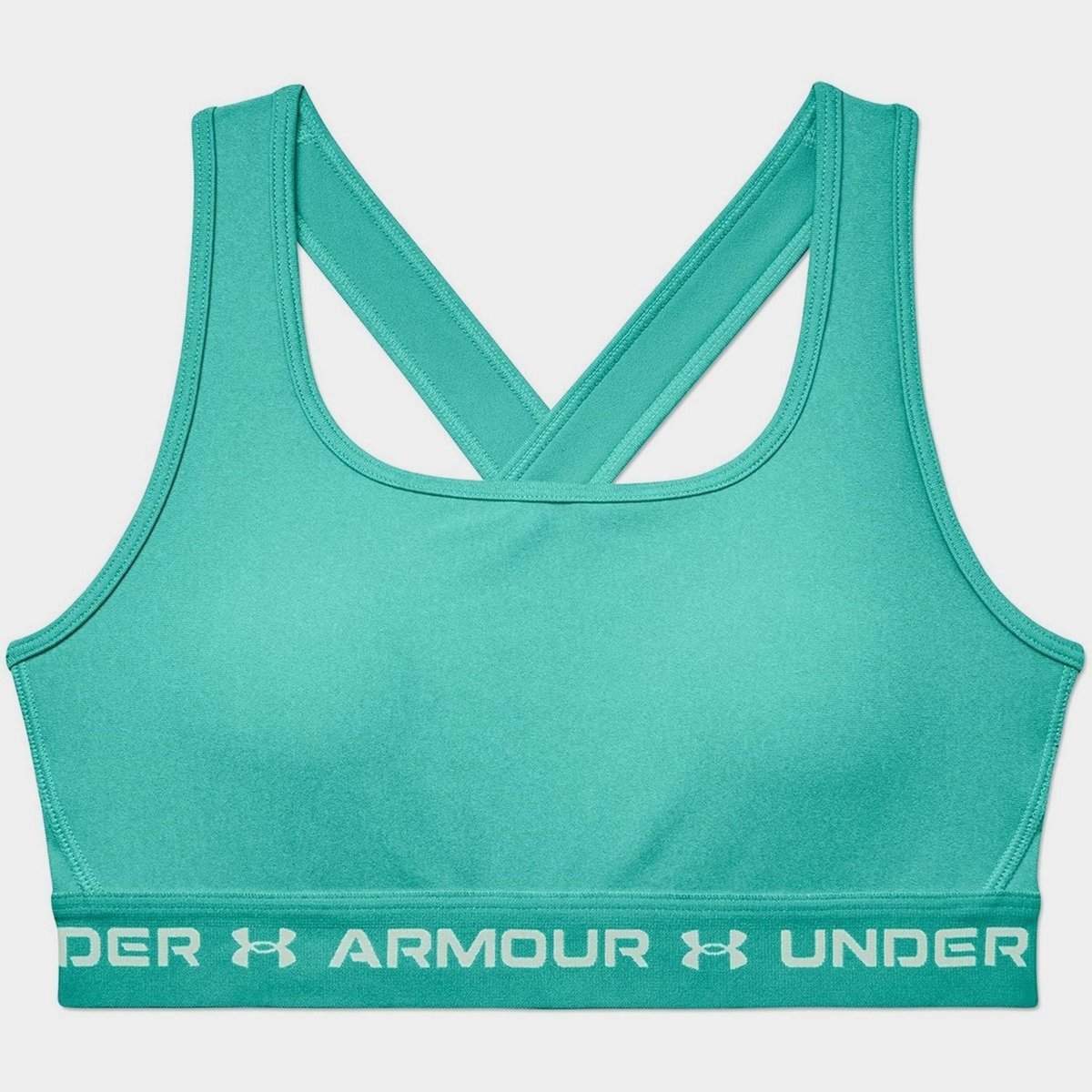 NWT Under Armour Infinity High Charcoal Light Heather Sports Bra ~ Small ~  $60