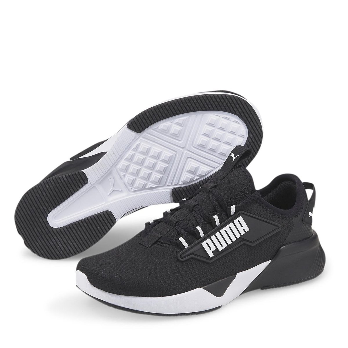 White puma sales trainers junior