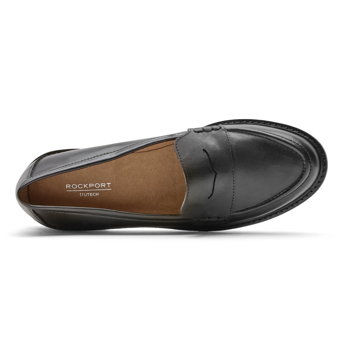 Rockport leather hot sale penny loafer