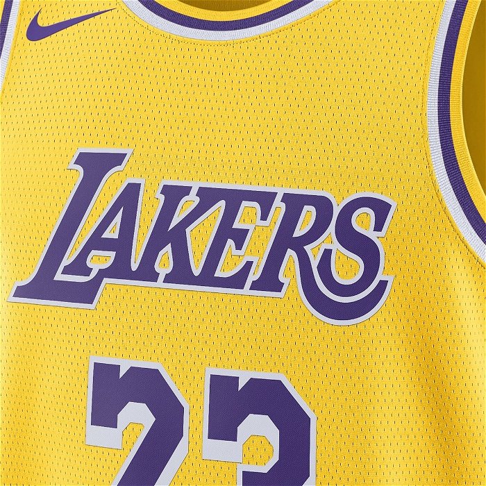 LA Lakers LeBron James NBA Icon Edition Swingman Jersey
