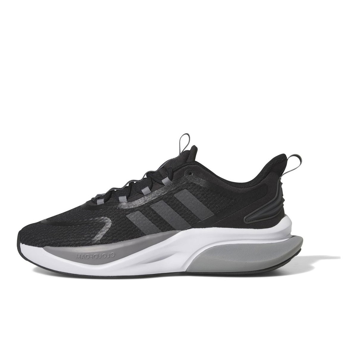 adidas AlphaBounce Mens Trainers Black White 60.00