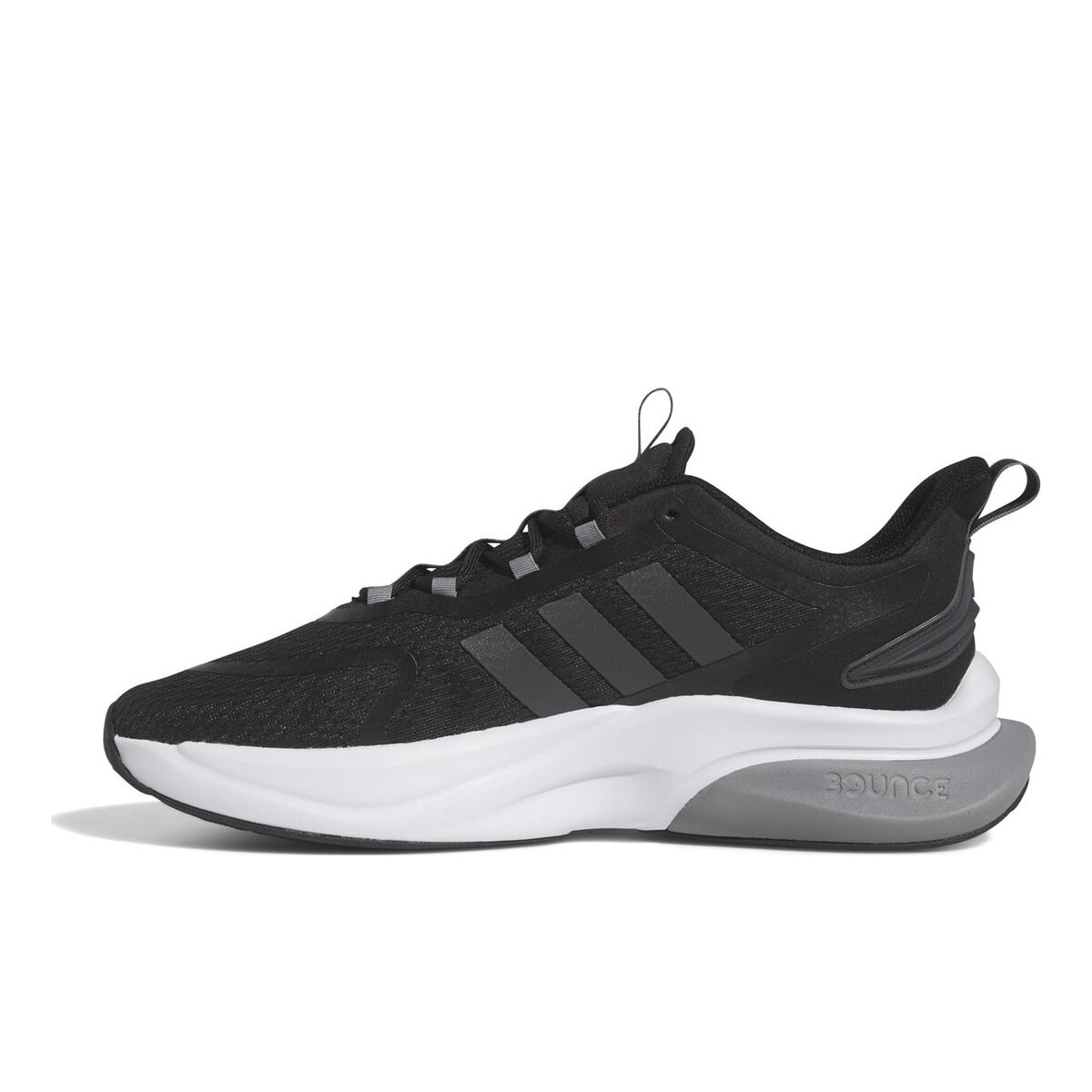 adidas AlphaBounce Mens Trainers Black White 60.00