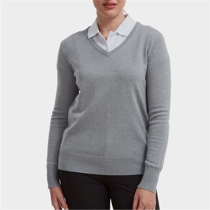 Wool Blend V Sweater Womens