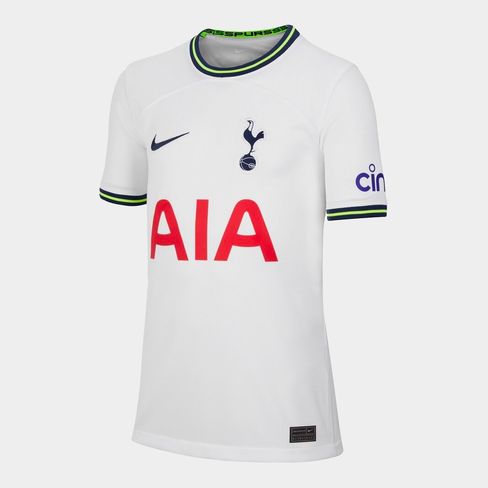Tottenham Hotspur Nike Preschool & Toddler 2022/23 Home Replica Performance  Kit - White/Navy