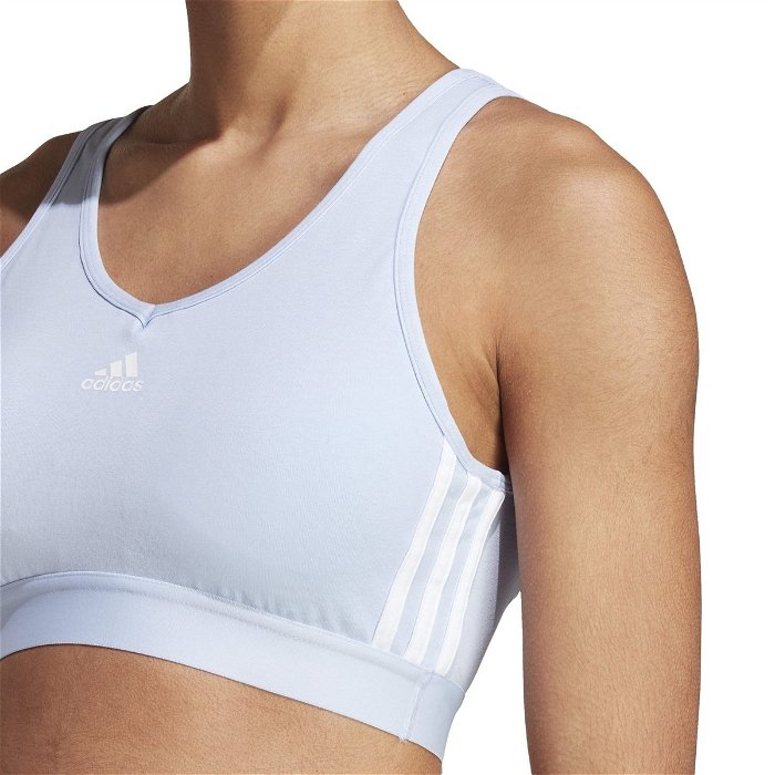 3 Stripes Crop Top With Removable Pads