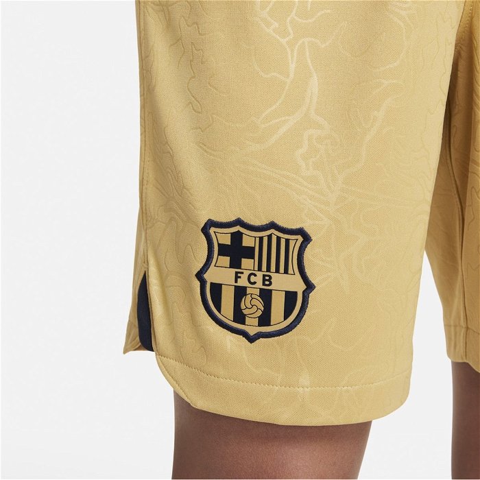 Barcelona Away Shorts 2022 2023 Junior Boys