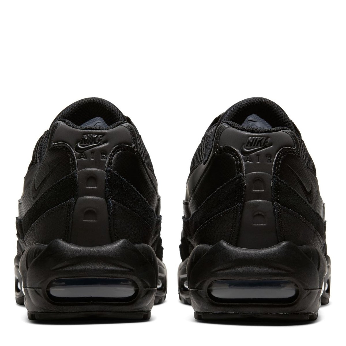 All black leather hot sale air max 95