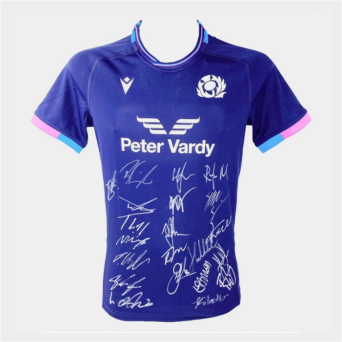 Signed Scotland Shirt - Squad Autograph 2022