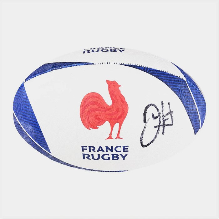 Signed Antoine Dupont Rugby Ball - France Grand Slam Winner 2022