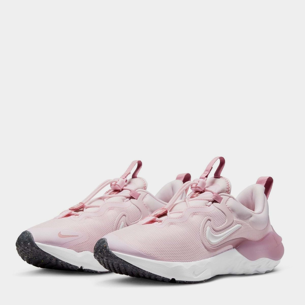 Nike shoes pink and 2024 white