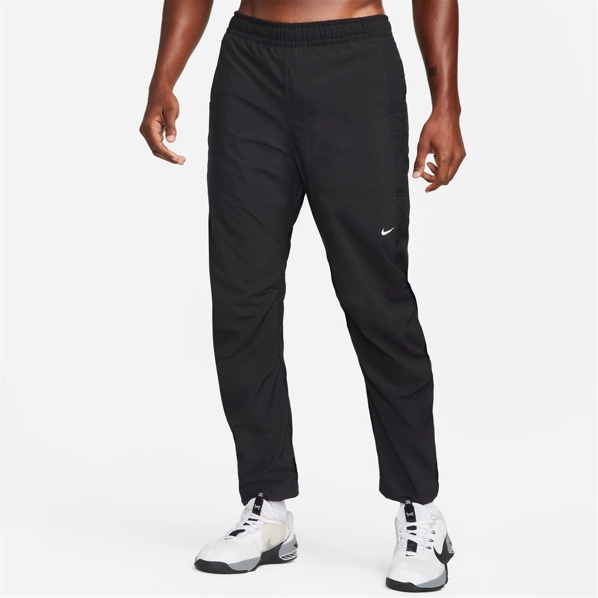 Buy Running Trousers, Elastic Fabric Polyester Zipper Design Summer Sports  Pants Sports Fabrics Black Blue for Men(XL) at Amazon.in