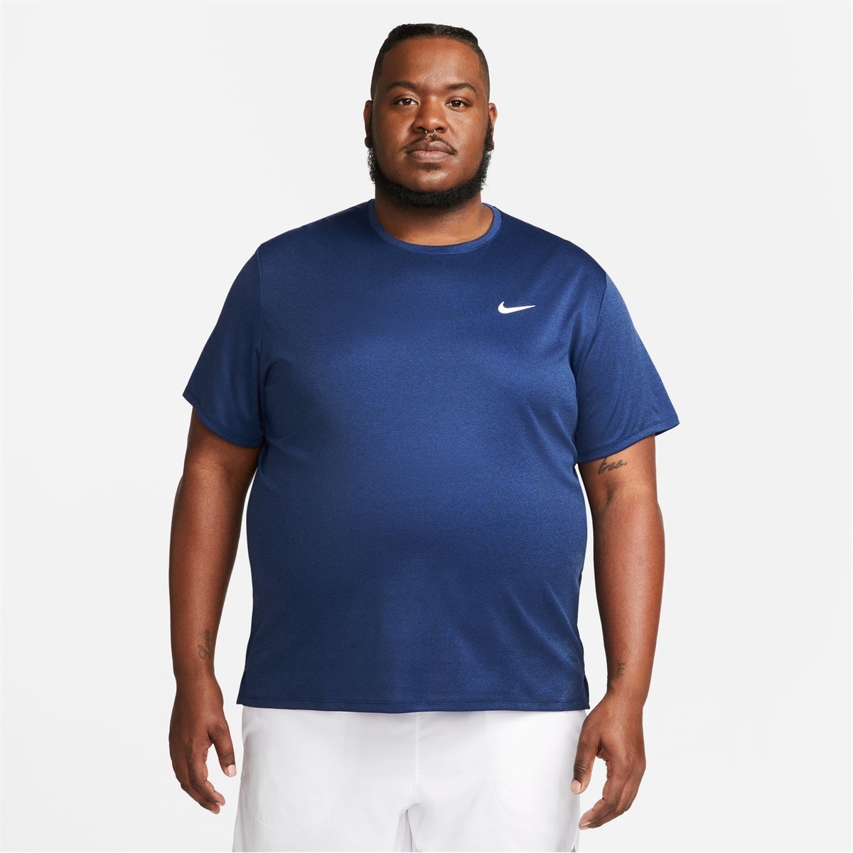 Navy blue nike store shirt mens