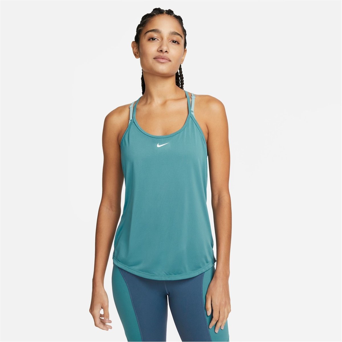 NWT Nike Women's Dri-FIT One Luxe Twist Short-Sleeve Shirt