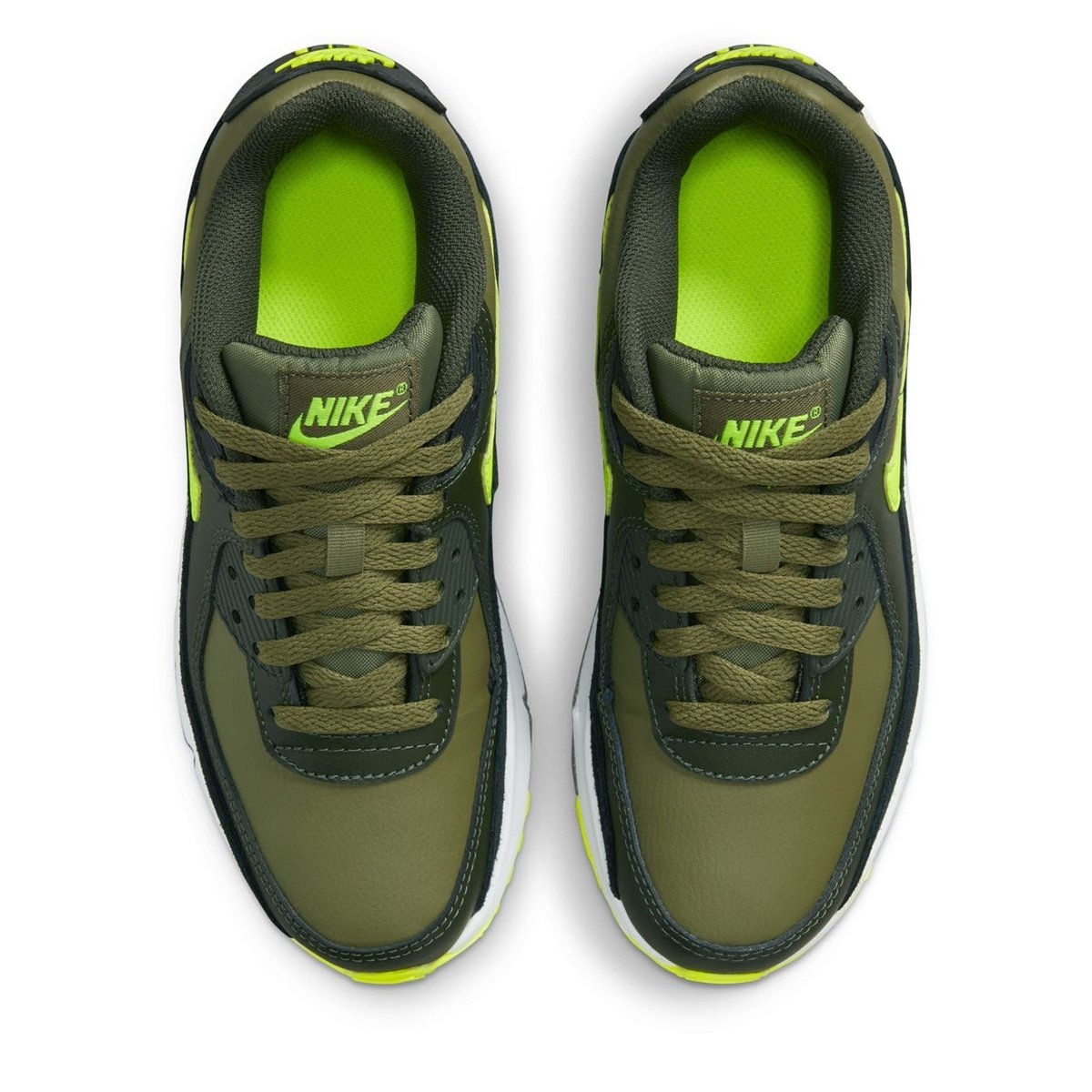 Olive green 2025 nike trainers