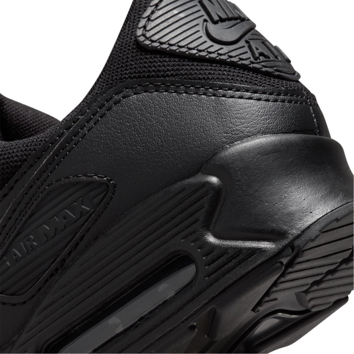 Mens black outlet air max trainers