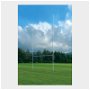 12m Socketed Aluminium Rugby Posts