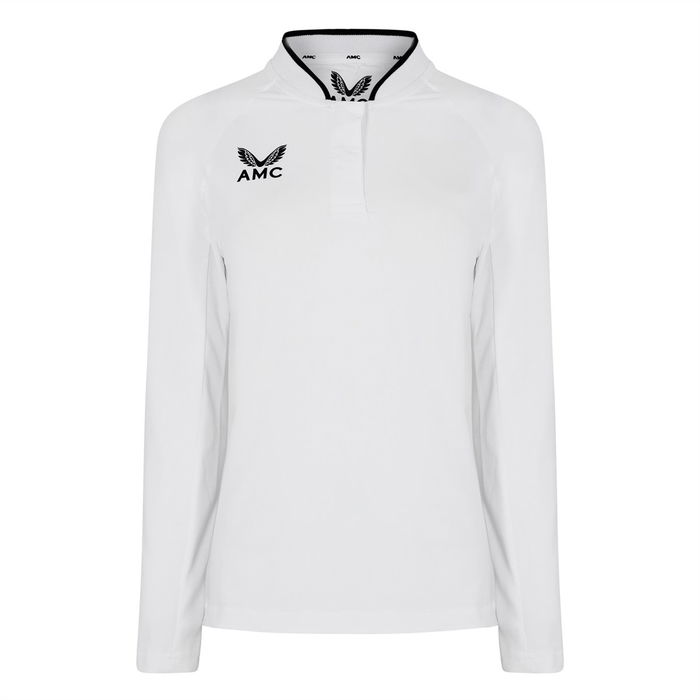 Long Sleeve Polo Top Womens