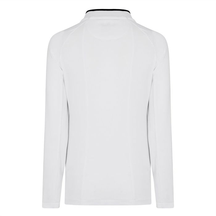 Long Sleeve Polo Top Womens
