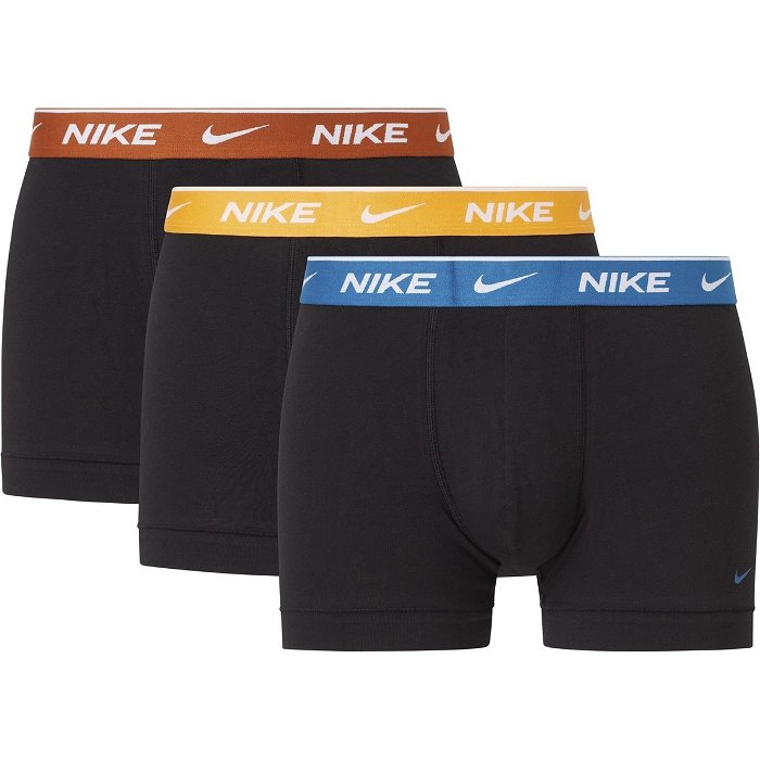 Nike 3 Pack Dri FIT Essential Microfiber Trunks Mens Black C48, £20.00