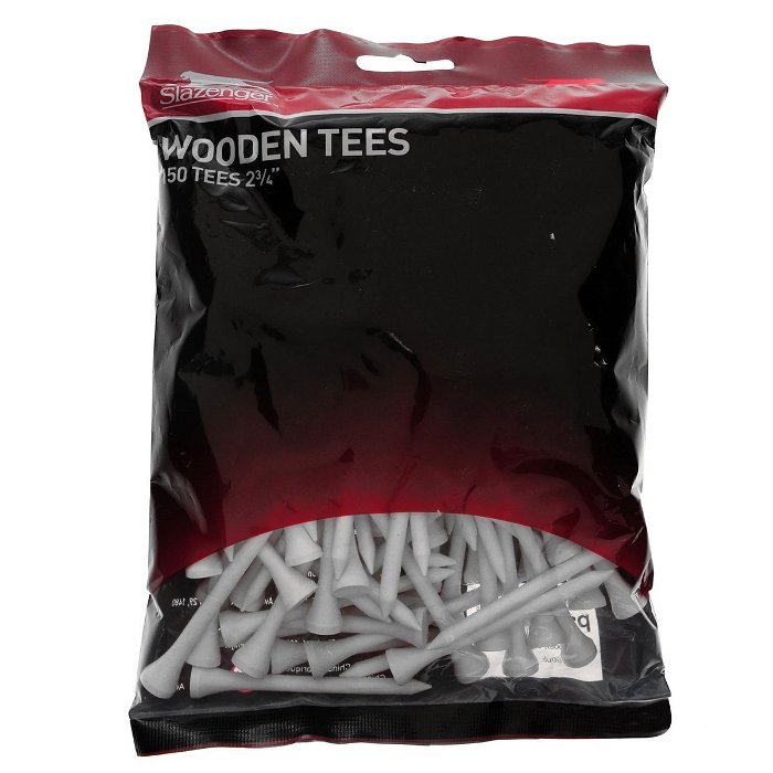 Wooden Tee Bumper Pack White colour