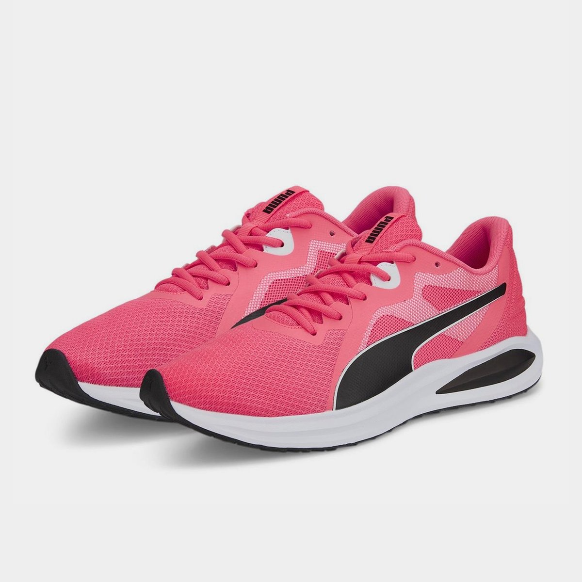 Pink puma clearance running shoes