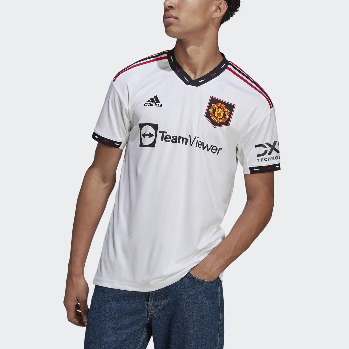 Man united away sales shirt